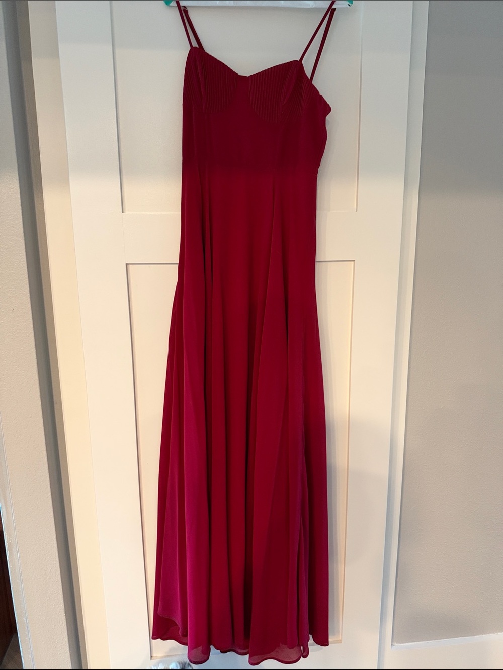 Lulus Red Spaghetti Strap Maxi Dress